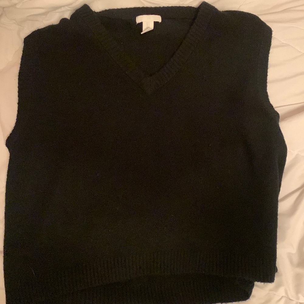 H&M Black Sweater Vest